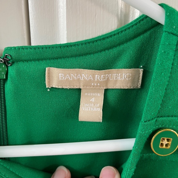 Emerald Green Dress Size 4 Petite - Picture 6 of 8